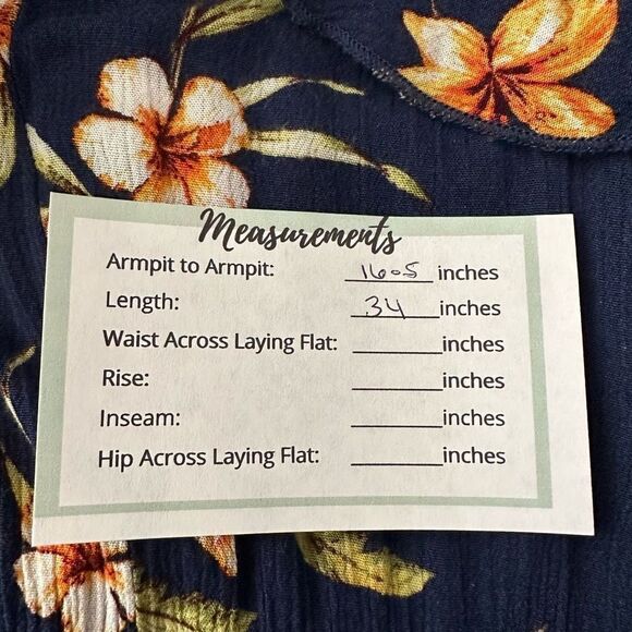 Ambiance Floral Mini Dress - Navy and Orange - Picture 7 of 11